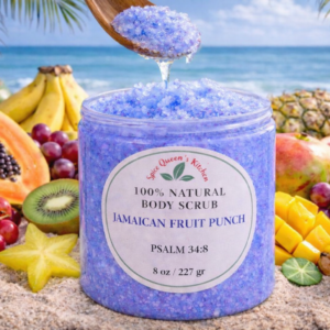 Jamaican fruit punch body scrub